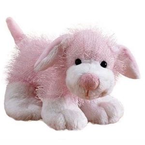 Webkinz Collectable Stuffed Animal Pink Dog